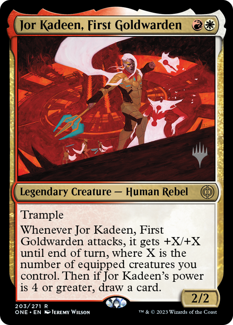 Jor Kadeen, First Goldwarden (Promo Pack) [Phyrexia: All Will Be One Promos] | Fandemonia Ltd