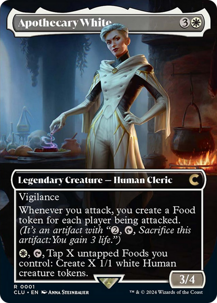 Apothecary White (Borderless) [Ravnica: Clue Edition] | Fandemonia Ltd