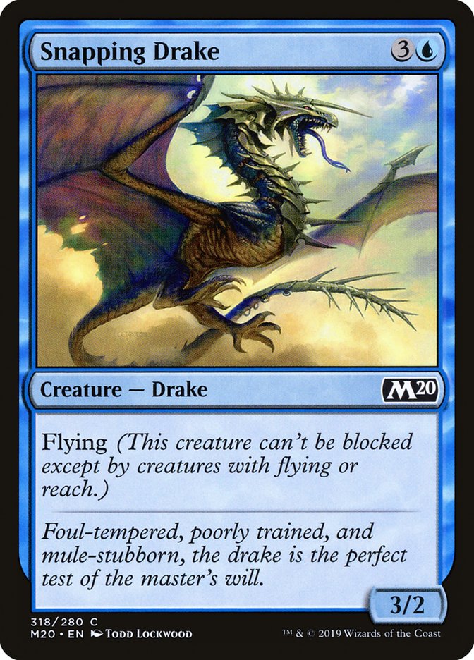 Snapping Drake [Core Set 2020] | Fandemonia Ltd