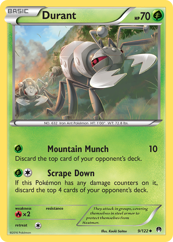 Durant (9/122) [XY: BREAKpoint] | Fandemonia Ltd