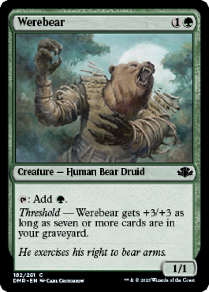 Werebear [Dominaria Remastered] | Fandemonia Ltd