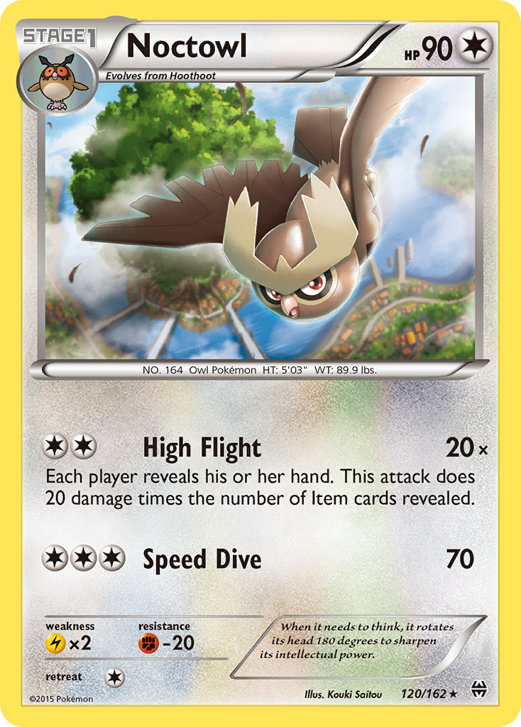 Noctowl (120/162) [XY: BREAKthrough] | Fandemonia Ltd