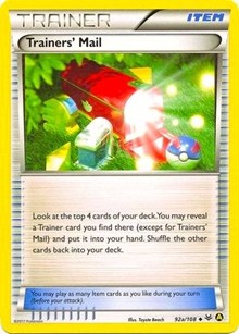 Trainers' Mail (92a/108) (Alternate Art Promo) [XY: Roaring Skies] | Fandemonia Ltd