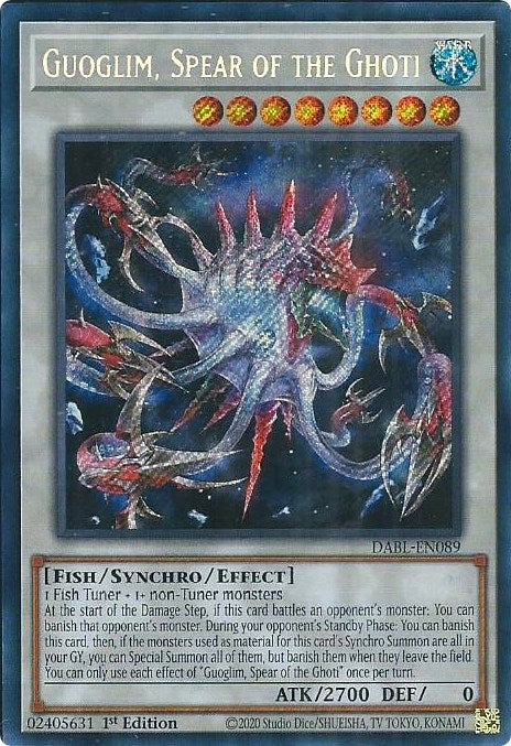 Guoglim, Spear of the Ghoti [DABL-EN089] Secret Rare | Fandemonia Ltd