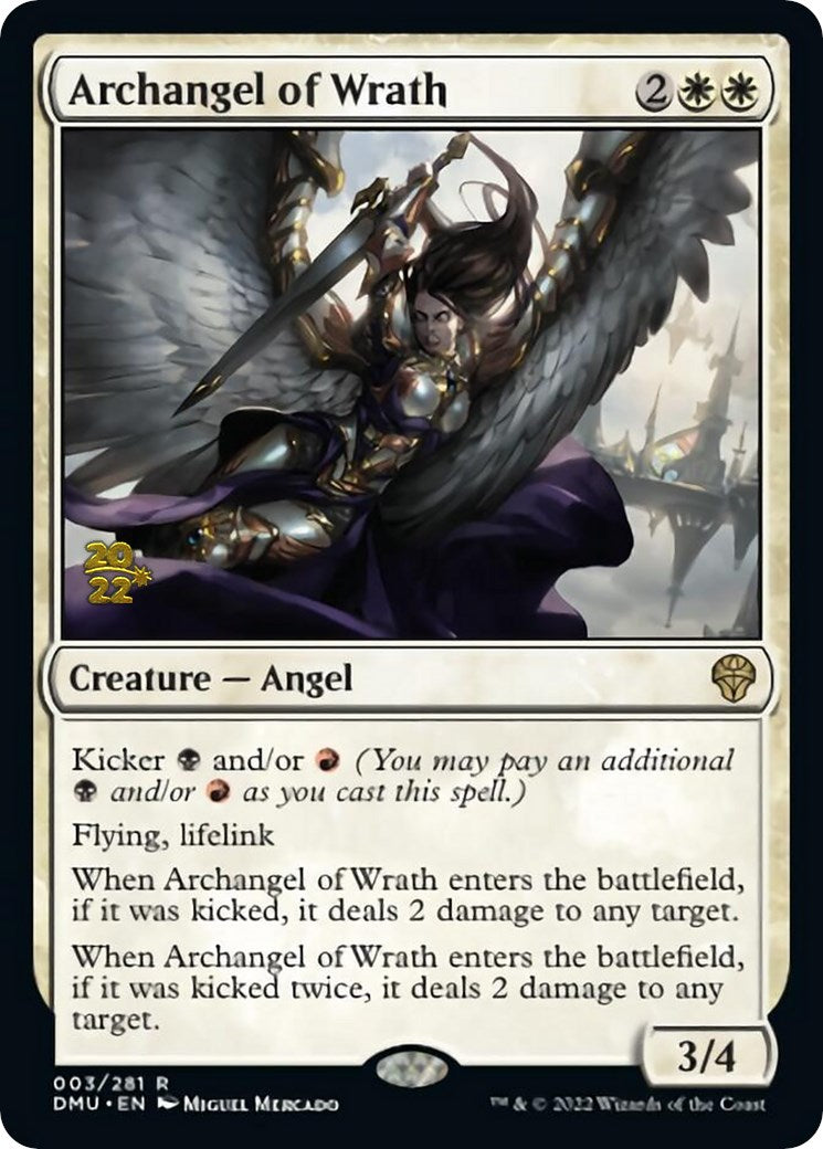 Archangel of Wrath [Dominaria United Prerelease Promos] | Fandemonia Ltd