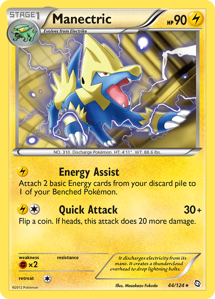 Manectric (44/124) [Black & White: Dragons Exalted] | Fandemonia Ltd