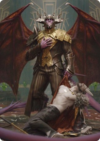 Ob Nixilis, the Adversary 1 Art Card [Streets of New Capenna Art Series] | Fandemonia Ltd