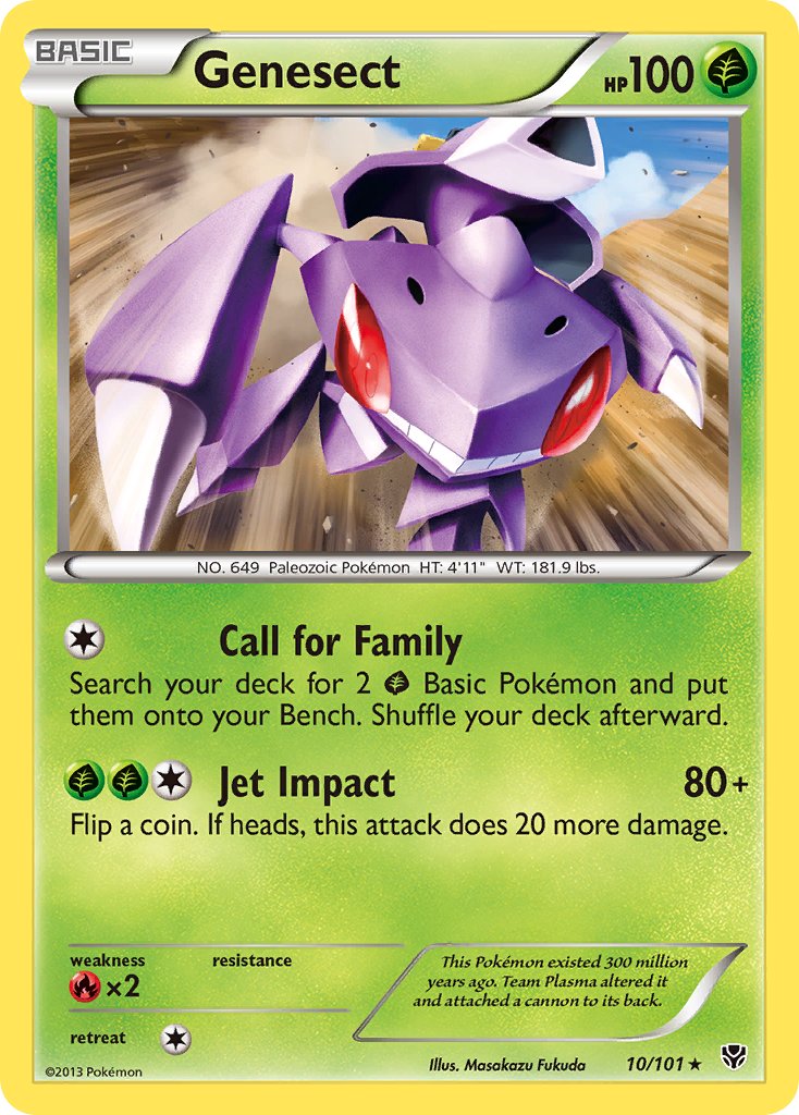 Genesect (10/101) (Theme Deck Exclusive) [Black & White: Plasma Blast] | Fandemonia Ltd