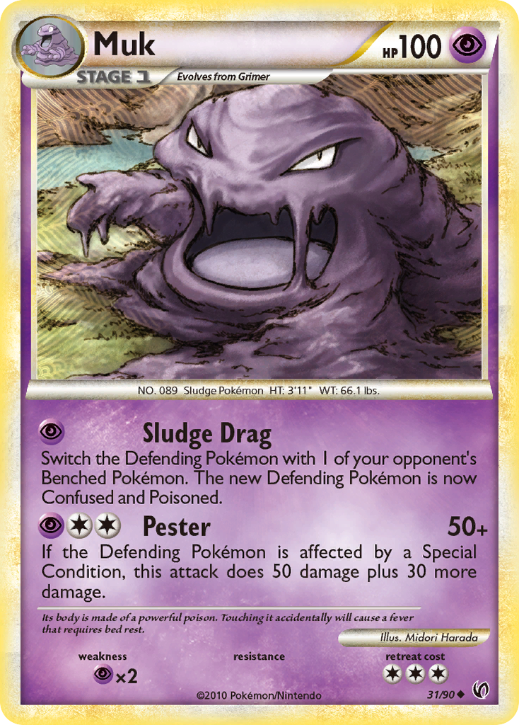 Muk (31/90) [HeartGold & SoulSilver: Undaunted] | Fandemonia Ltd