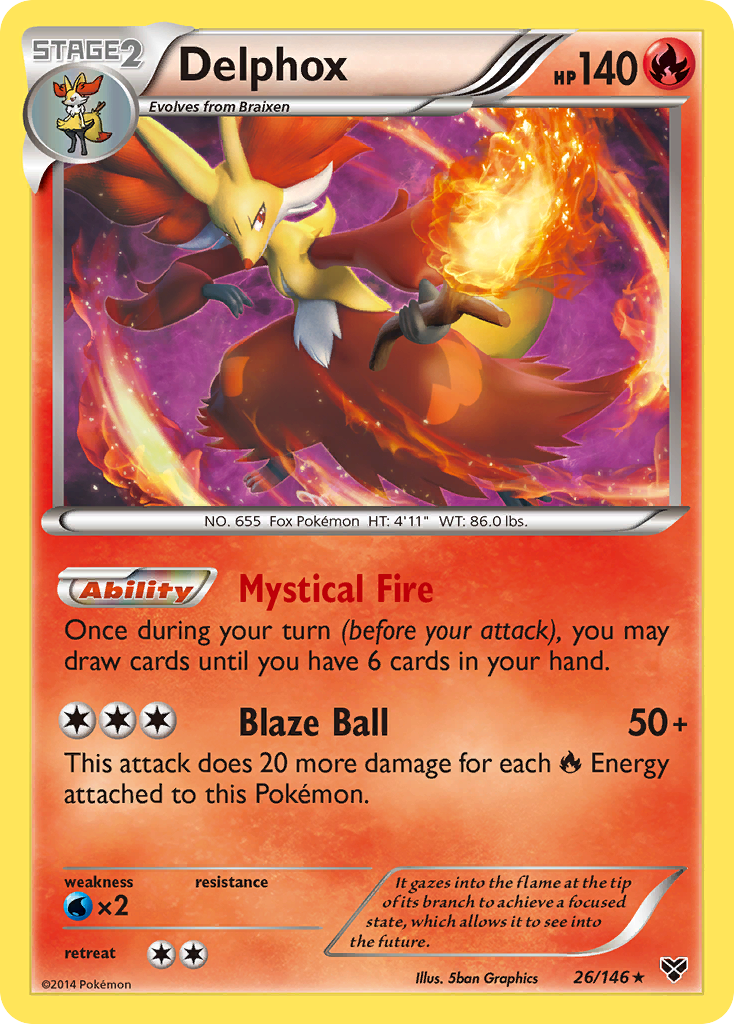 Delphox (26/146) [XY: Base Set] | Fandemonia Ltd