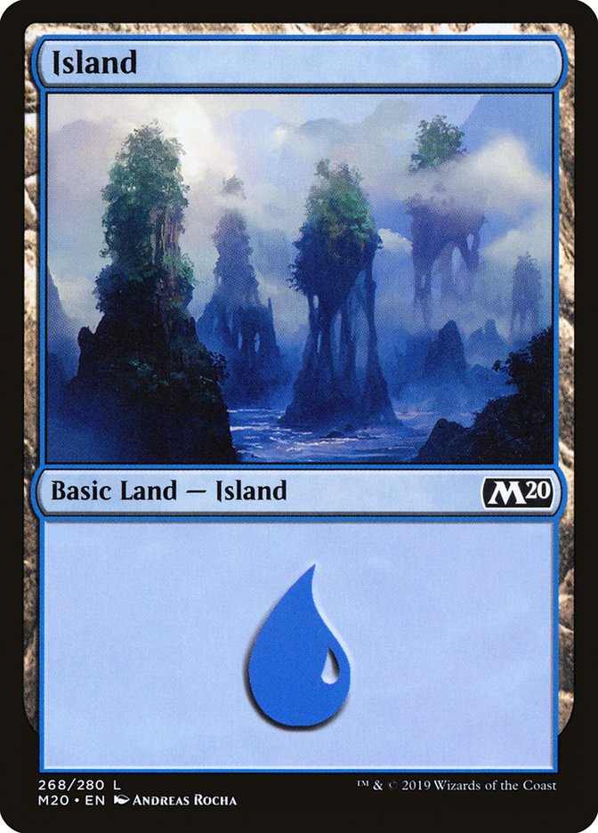 Island (#268) [Core Set 2020] | Fandemonia Ltd