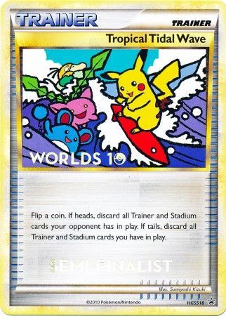 Tropical Tidal Wave (HGSS18) (Semi Finalist) [HeartGold & SoulSilver: Black Star Promos] | Fandemonia Ltd