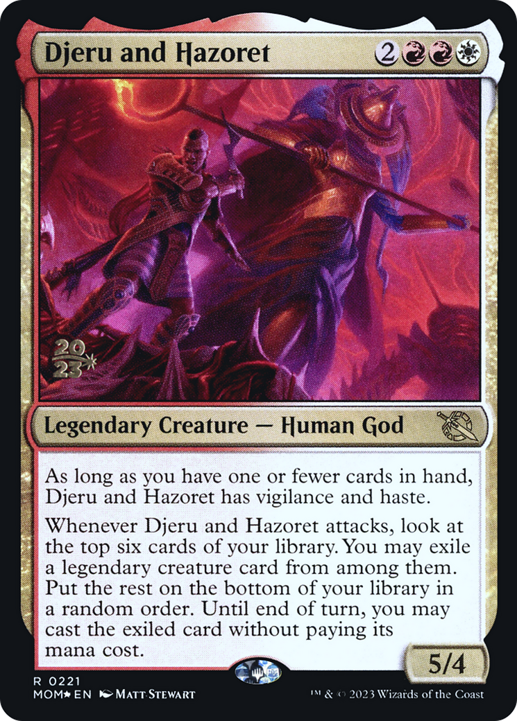 Djeru and Hazoret [March of the Machine Prerelease Promos] | Fandemonia Ltd