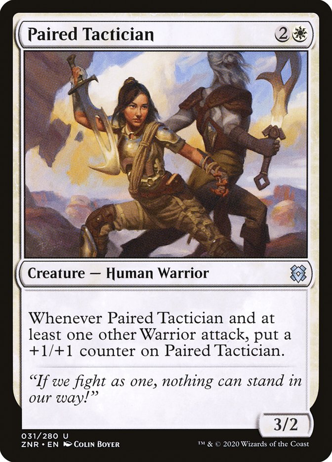 Paired Tactician [Zendikar Rising] | Fandemonia Ltd