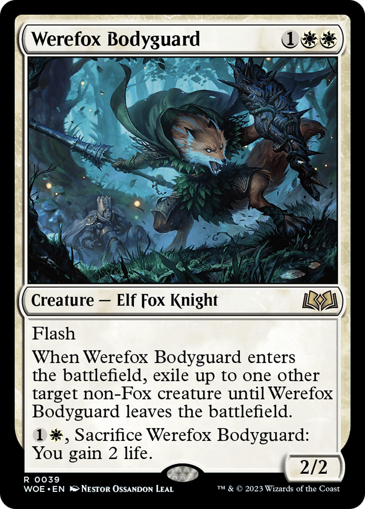 Werefox Bodyguard [Wilds of Eldraine] | Fandemonia Ltd