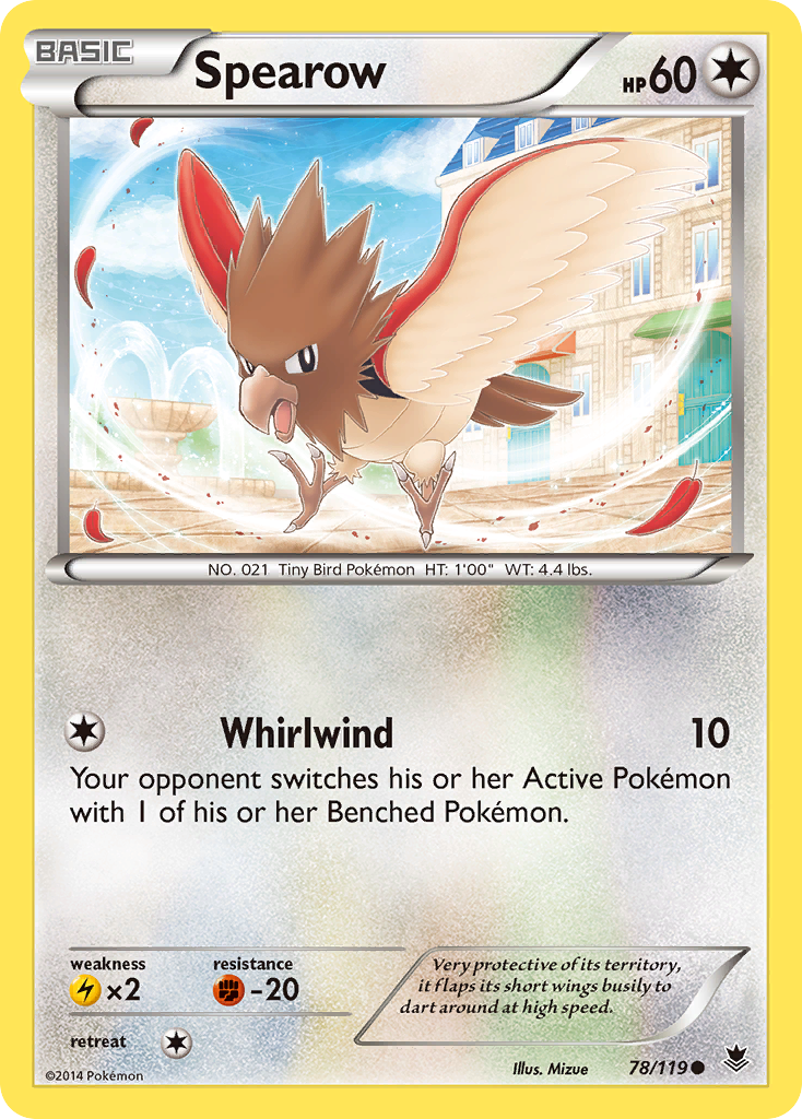 Spearow (78/119) [XY: Phantom Forces] | Fandemonia Ltd