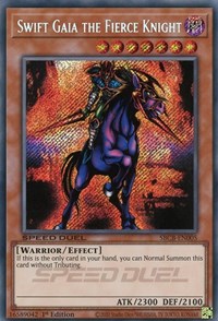 Swift Gaia the Fierce Knight (Secret) [SBCB-EN005] Secret Rare | Fandemonia Ltd