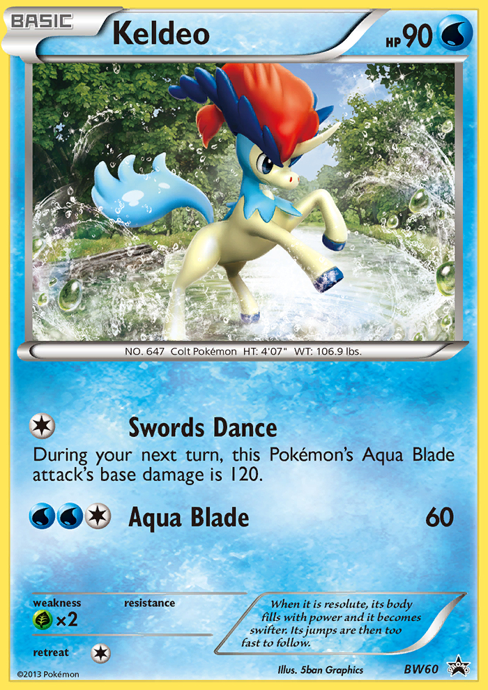 Keldeo (BW60) [Black & White: Black Star Promos] | Fandemonia Ltd