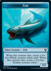 Beast (010) // Fish Token [Commander 2021 Tokens] | Fandemonia Ltd