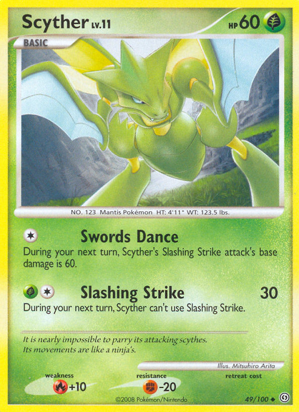 Scyther (49/100) [Diamond & Pearl: Stormfront] | Fandemonia Ltd