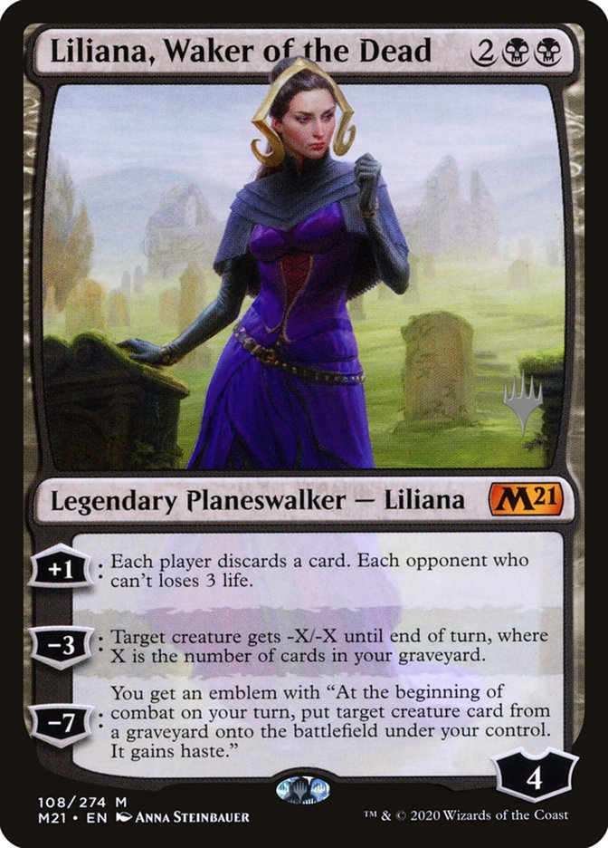 Liliana, Waker of the Dead (Promo Pack) [Core Set 2021 Promos] | Fandemonia Ltd