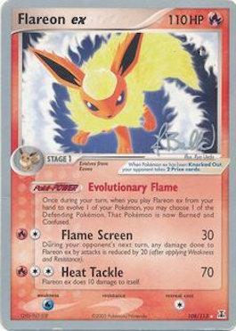 Flareon ex (108/113) (Eeveelutions - Jimmy Ballard) [World Championships 2006] | Fandemonia Ltd