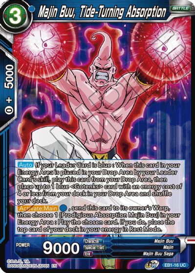 Majin Buu, Tide-Turning Absorption (EB1-16) [Battle Evolution Booster] | Fandemonia Ltd