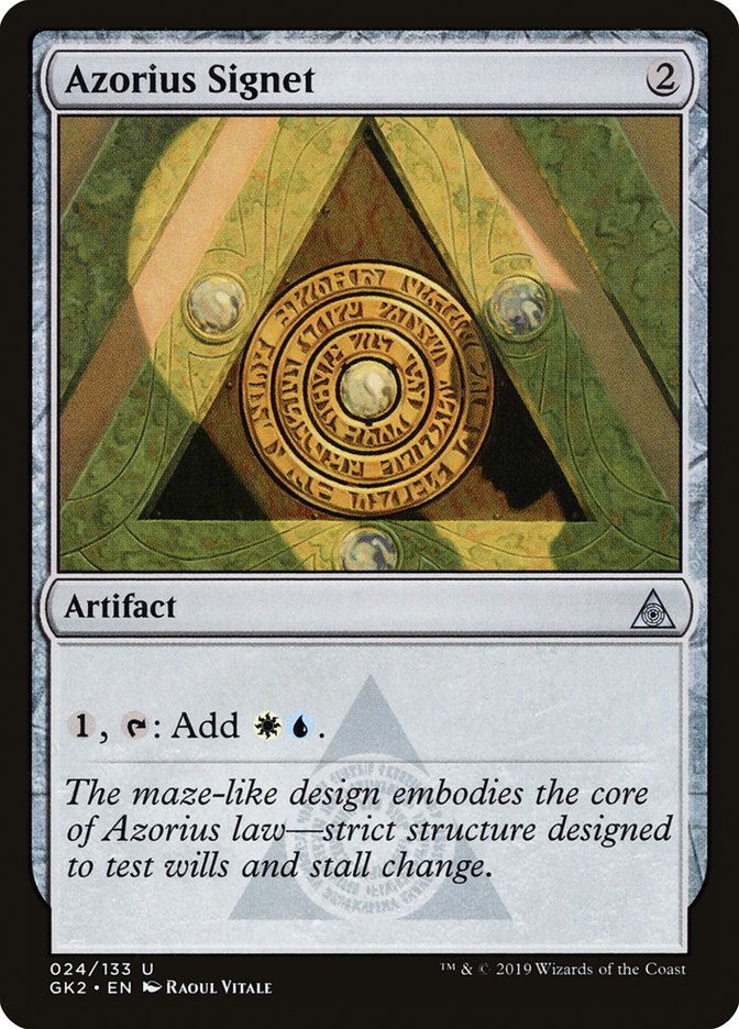 Azorius Signet [Ravnica Allegiance Guild Kit] | Fandemonia Ltd