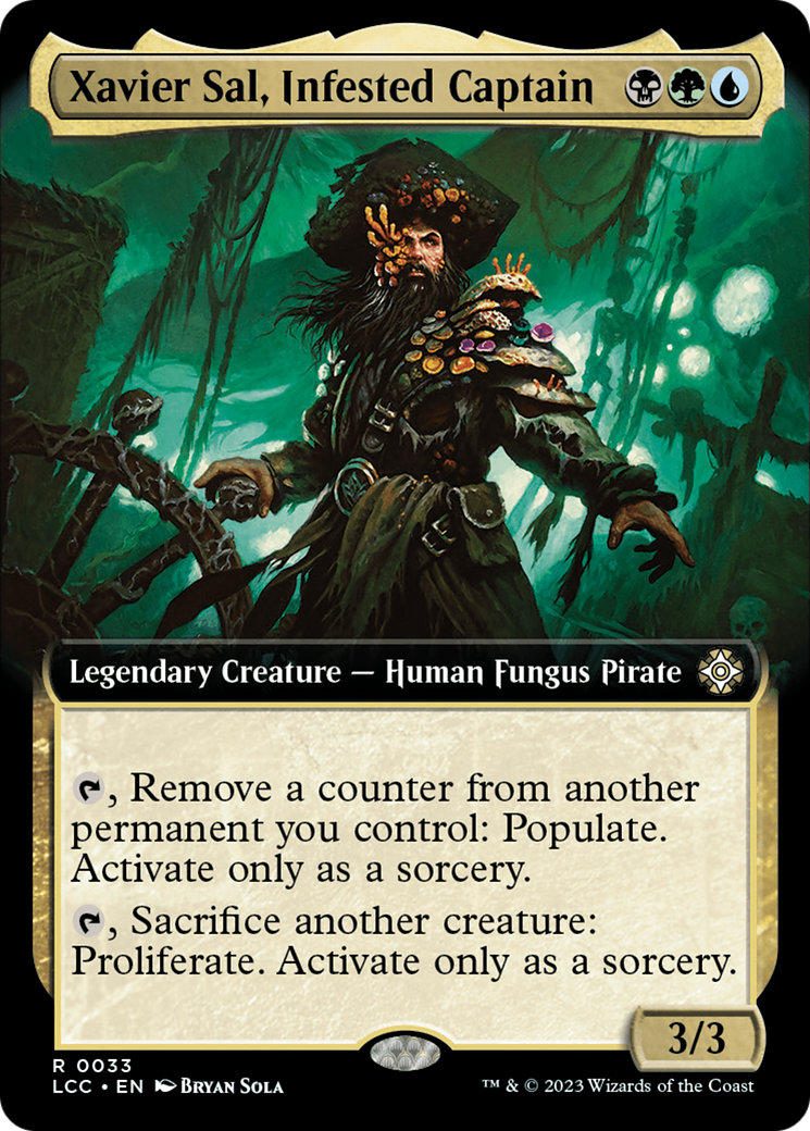 Xavier Sal, Infested Captain (Extended Art) [The Lost Caverns of Ixalan Commander] | Fandemonia Ltd