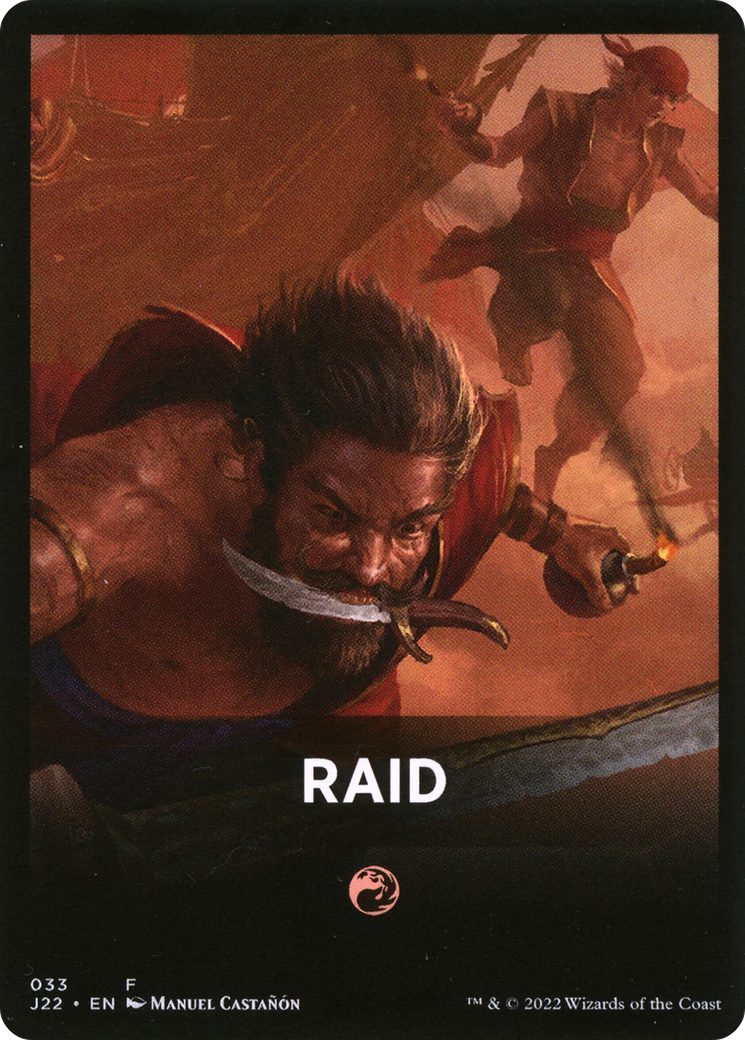 Raid Theme Card [Jumpstart 2022 Front Cards] | Fandemonia Ltd