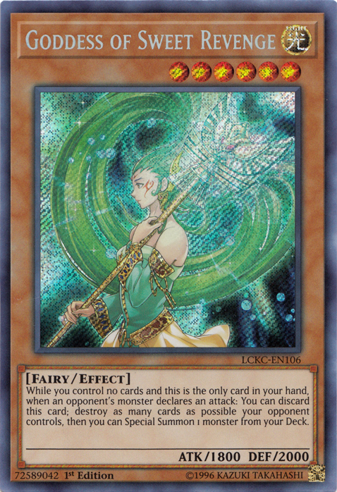 Goddess of Sweet Revenge [LCKC-EN106] Secret Rare | Fandemonia Ltd