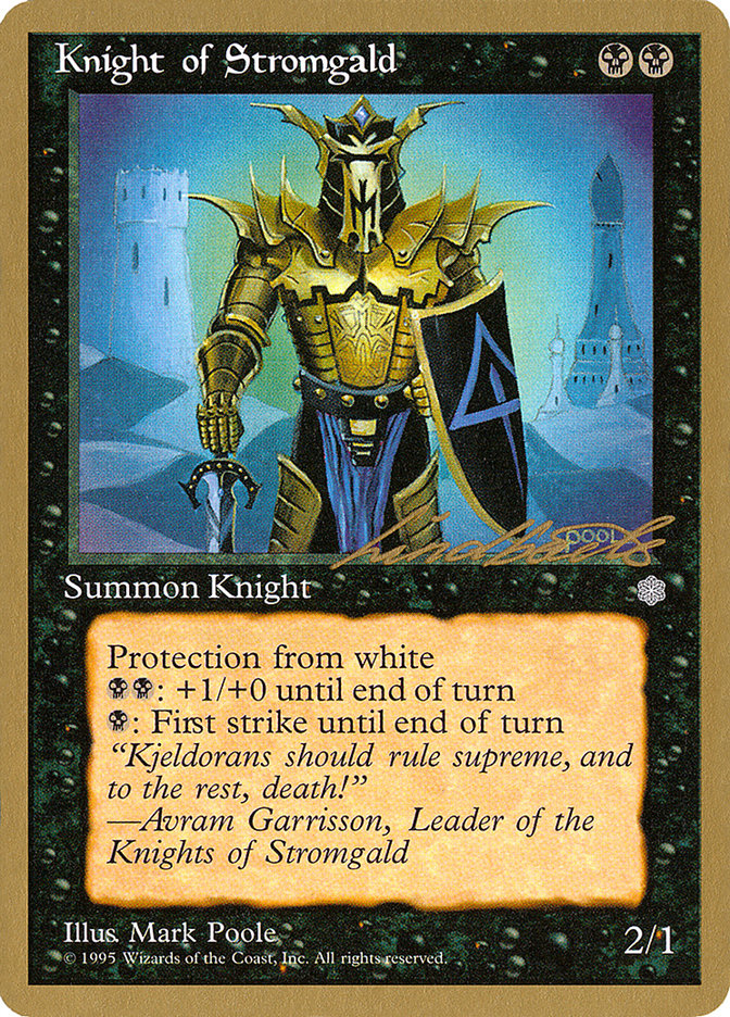 Knight of Stromgald (Leon Lindback) [Pro Tour Collector Set] | Fandemonia Ltd