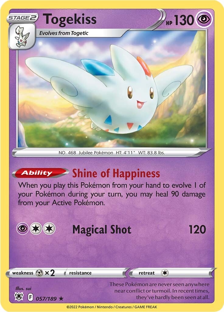 Togekiss (057/189) [Sword & Shield: Astral Radiance] | Fandemonia Ltd