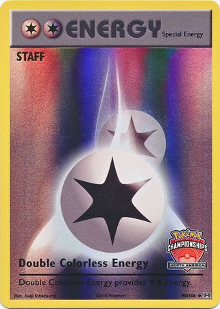 Double Colorless Energy (90/108) (NA Championship Promo Staff) [XY: Evolutions] | Fandemonia Ltd