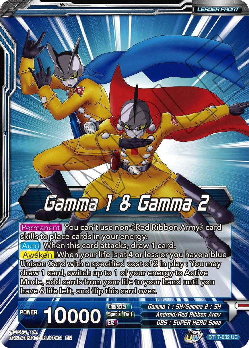 Gamma 1 & Gamma 2 // Gamma 1 & Gamma 2, Newfound Foes (BT17-032) [Ultimate Squad Prerelease Promos] | Fandemonia Ltd