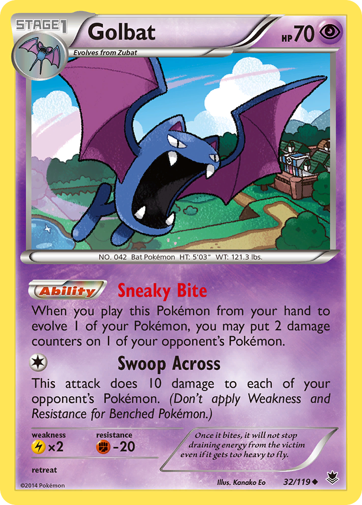 Golbat (32/119) [XY: Phantom Forces] | Fandemonia Ltd