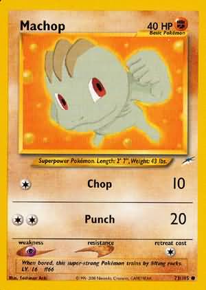 Machop (73/105) [Neo Destiny Unlimited] | Fandemonia Ltd