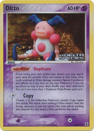 Ditto (38/113) (Stamped) [EX: Delta Species] | Fandemonia Ltd