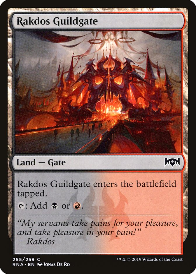 Rakdos Guildgate (255/259) [Ravnica Allegiance] | Fandemonia Ltd