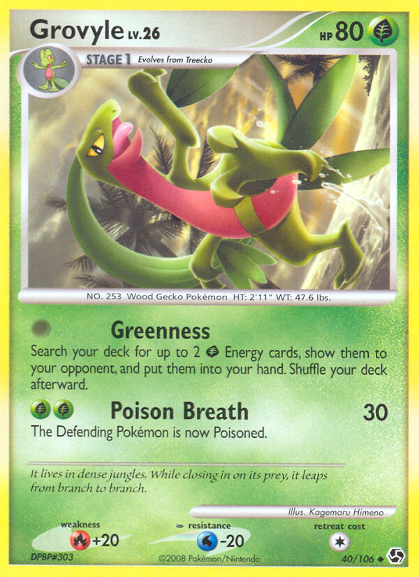 Grovyle (40/106) [Diamond & Pearl: Great Encounters] | Fandemonia Ltd