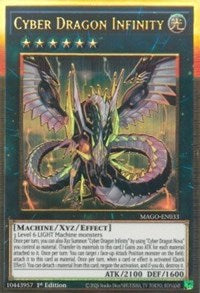 Cyber Dragon Infinity [MAGO-EN033] Gold Rare | Fandemonia Ltd