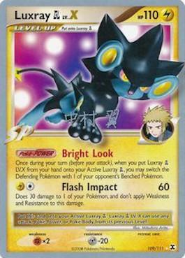 Luxray GL LV.X (109/111) (Crowned Tiger - Tsubasa Nakamura) [World Championships 2009] | Fandemonia Ltd