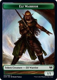 Elf Warrior // Shard Double-sided Token [Kaldheim Tokens] | Fandemonia Ltd