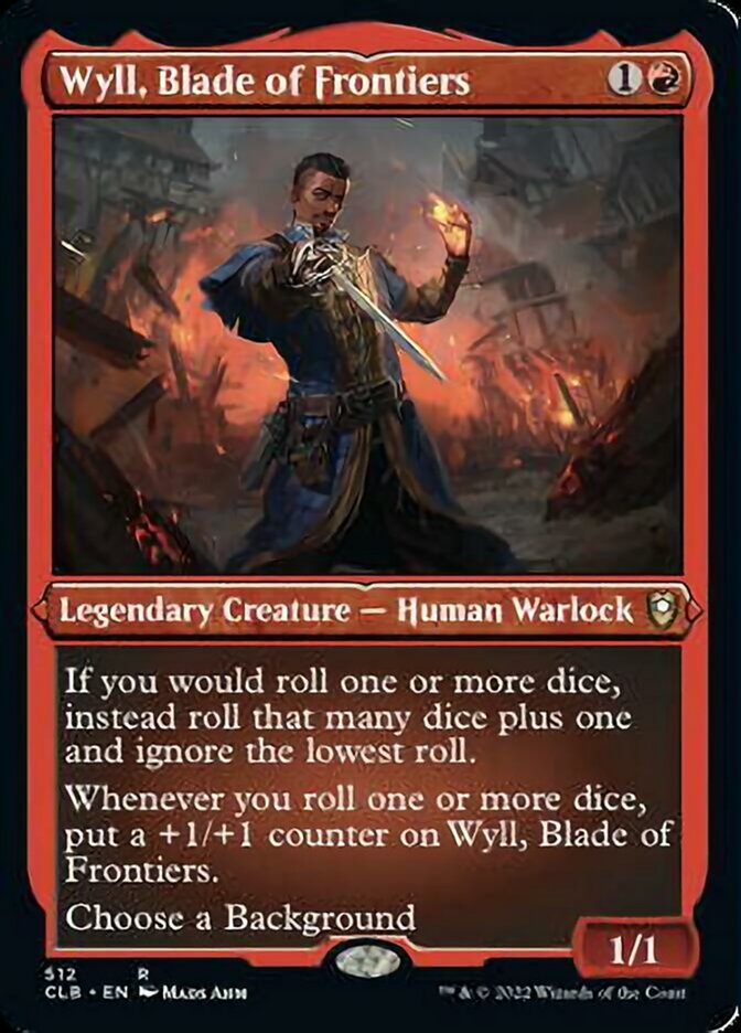 Wyll, Blade of Frontiers (Foil Etched) [Commander Legends: Battle for Baldur's Gate] | Fandemonia Ltd