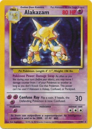 Alakazam (1/102) [Base Set Unlimited] | Fandemonia Ltd