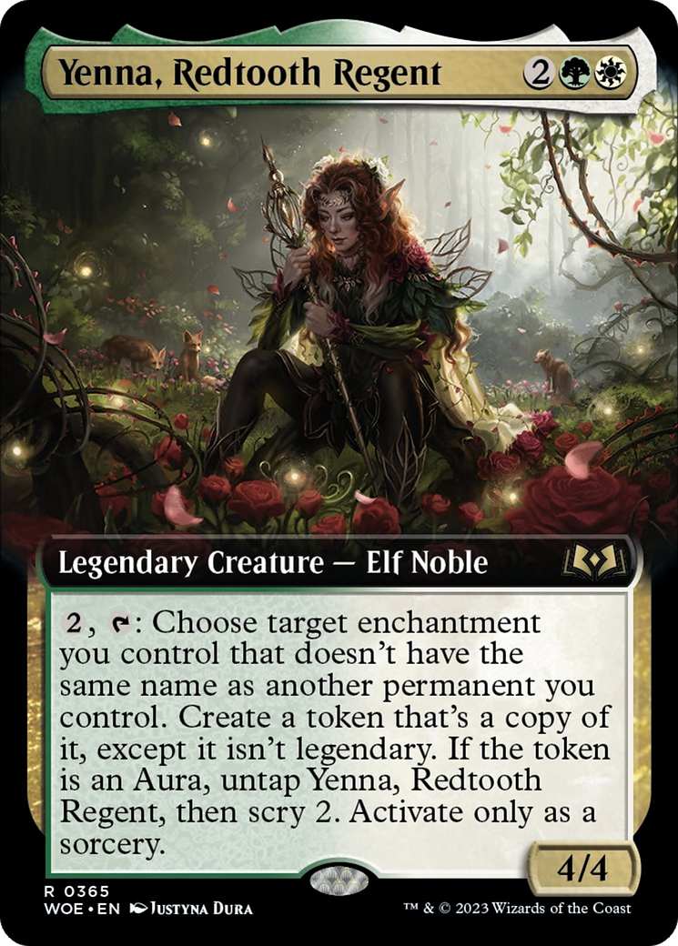 Yenna, Redtooth Regent (Extended Art) [Wilds of Eldraine] | Fandemonia Ltd