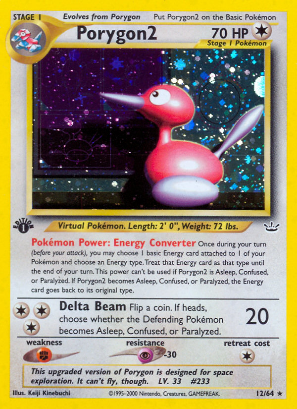 Porygon2 (12/64) [Neo Revelation 1st Edition] | Fandemonia Ltd