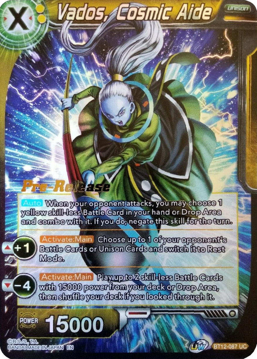 Vados, Cosmic Aide (BT12-087) [Vicious Rejuvenation Prerelease Promos] | Fandemonia Ltd