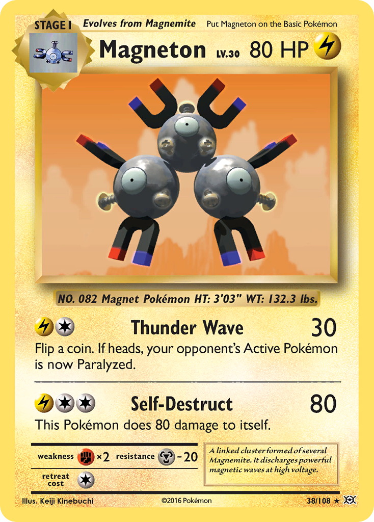 Magneton (38/108) [XY: Evolutions] | Fandemonia Ltd