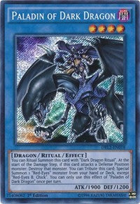 Paladin of Dark Dragon [DRL2-EN018] Secret Rare | Fandemonia Ltd